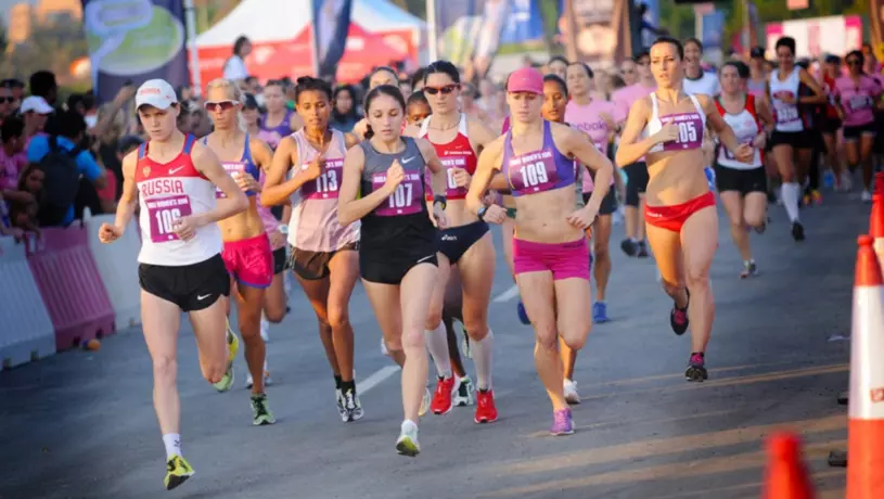 Женский забег Dubai Women's Run 2023  в Дубае