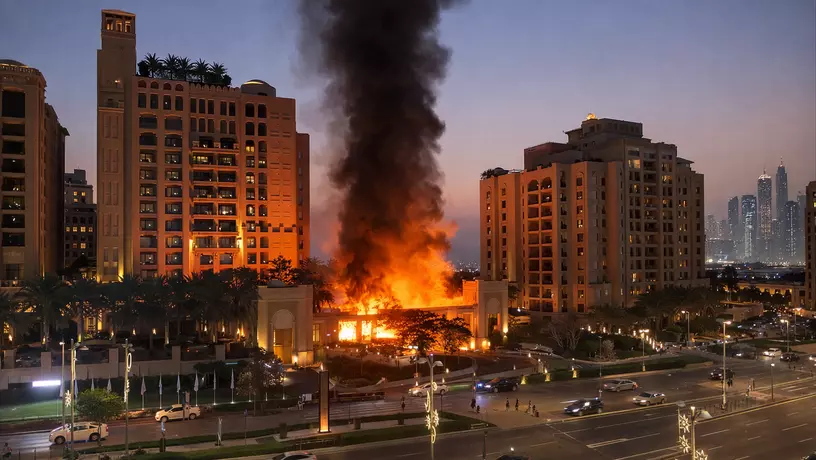 Четыре человека пострадали в инциденте на острове Palm Jumeirah в Дубае