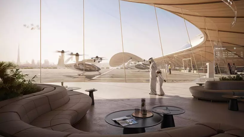Строительство первого вертипорта Дубая закончено на 60%