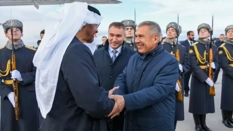 ​Президент ОАЭ прибыл в Казань на саммит БРИКС