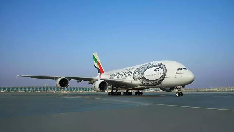 ​Emirates отправила A380 в «​путешествие в будущее»​
