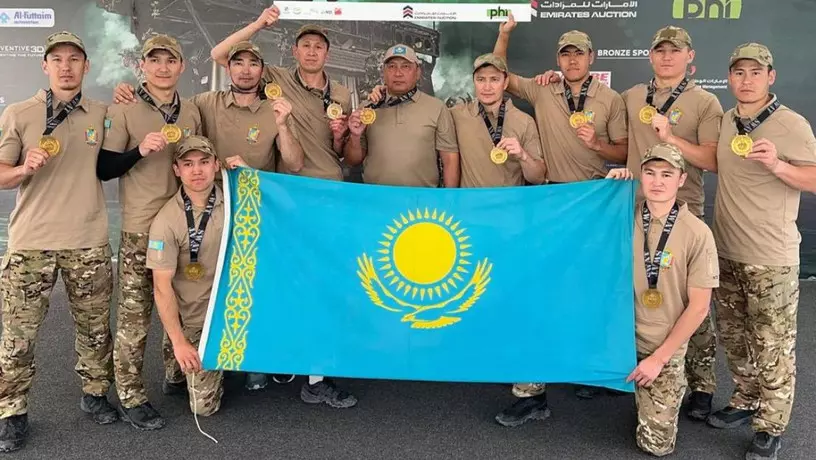 ​Казахстанцы увозят «серебро» с соревнований спецназа в Дубае
