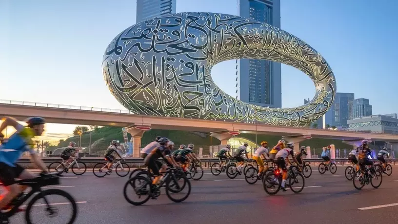 Ежегодный веломарафон Dubai Ride в Дубае