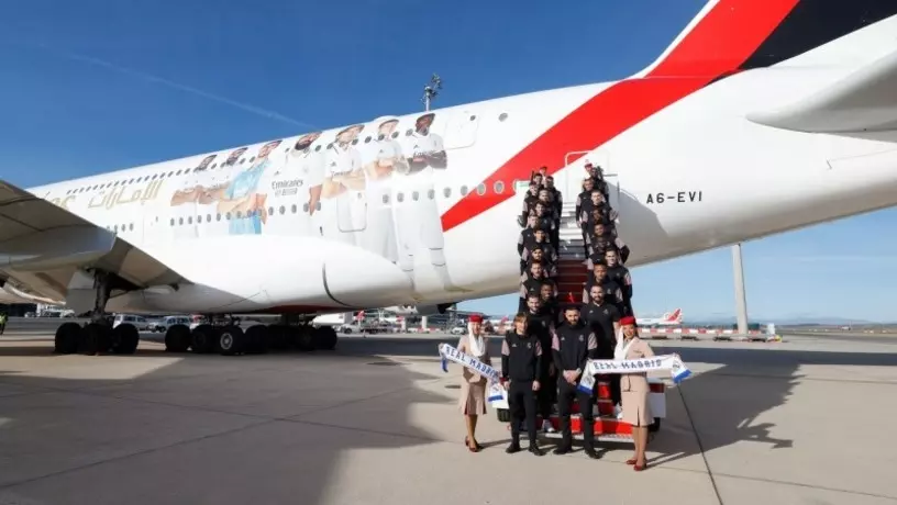 Emirates представила лайнер в ливрее клуба «Реал Мадрид»