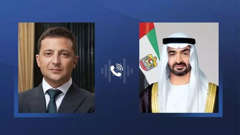 ​Президенты ОАЭ и Украины провели телефонный разговор